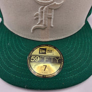 NEW ERA X FEAR OF GOD FITTED HAT GREEN 60224485 SIZE 7 FOG ESSENTIALS NWT