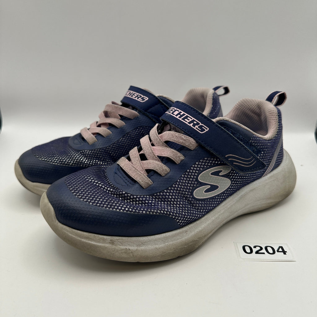 SKECHERS Kids size 4 Blue/Pink Running Shoes