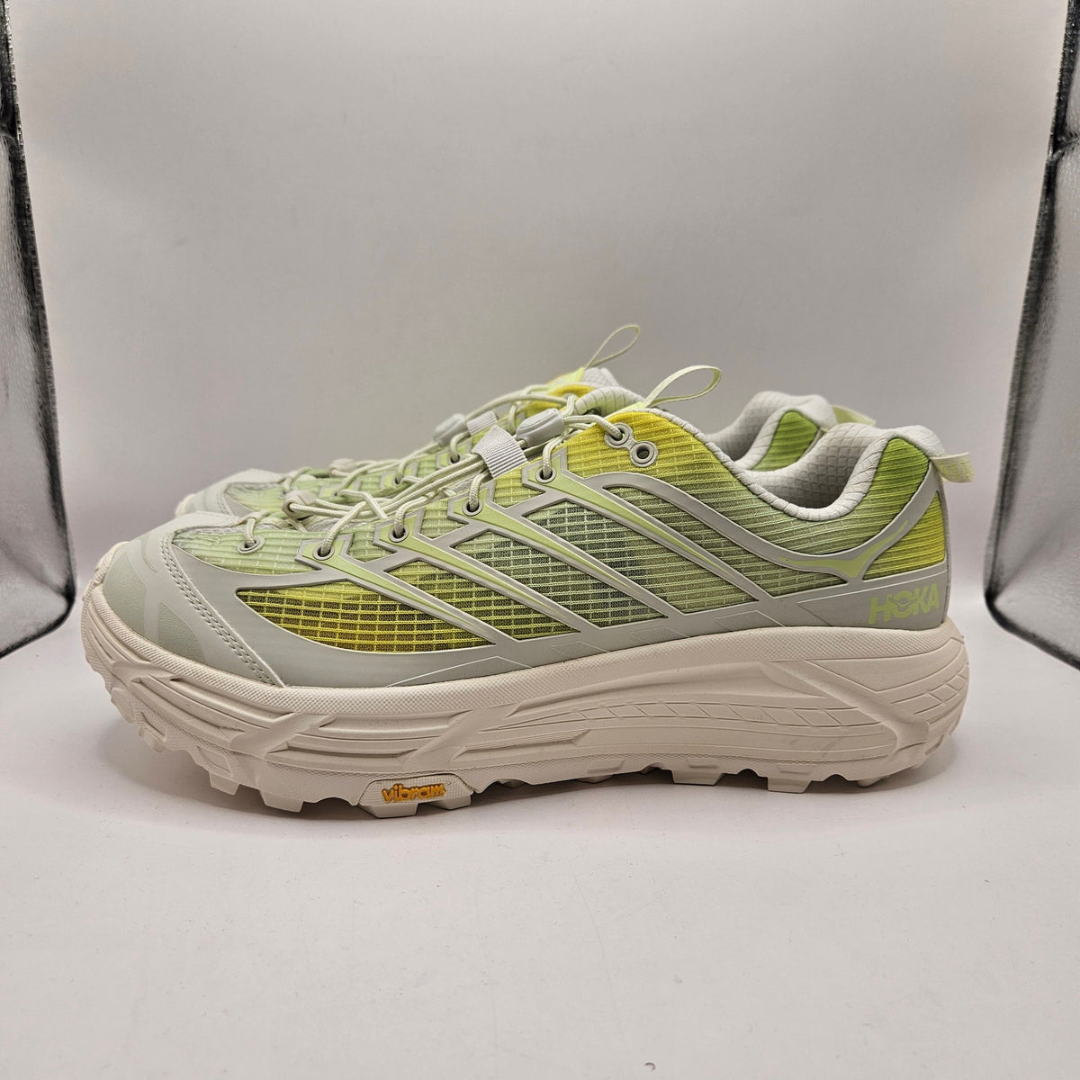 HOKA ONE MEN'S 11 MAFATE THREE2 GRID TRUFFLE SALT VIBRAM NWOB 1173332-TLT NWOB