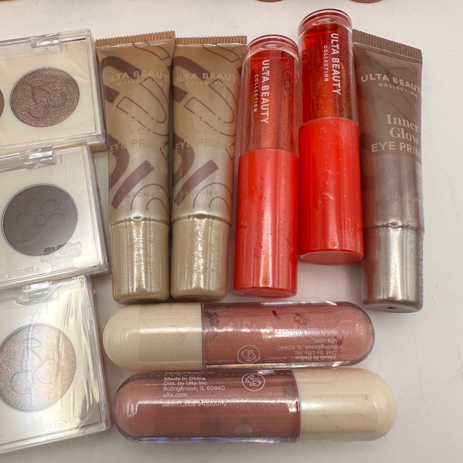 ULTA BEAUTY MAKEUP LOT PRIMER BLUSH EYESHADOW MASCARA COSMETIC BAG 15PC
