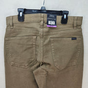 JACHS NEW YORK MEN'S 30X34 TAN MIDE WEIGHT 5 POCKET STRETCH PANT NWT