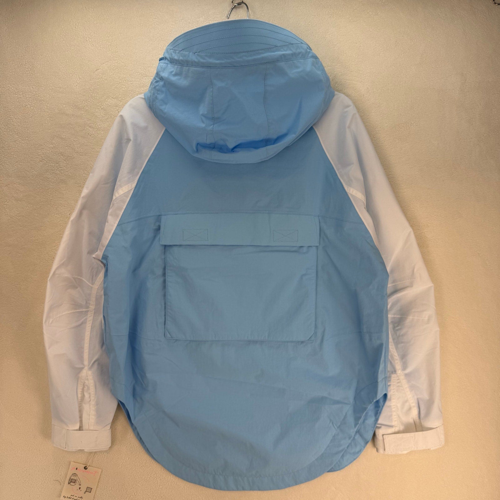 FREE PEOPLE XSMALL SINGIN IN THE RAIN PACKABLE RAIN JACKET OUTDOOR BLUE