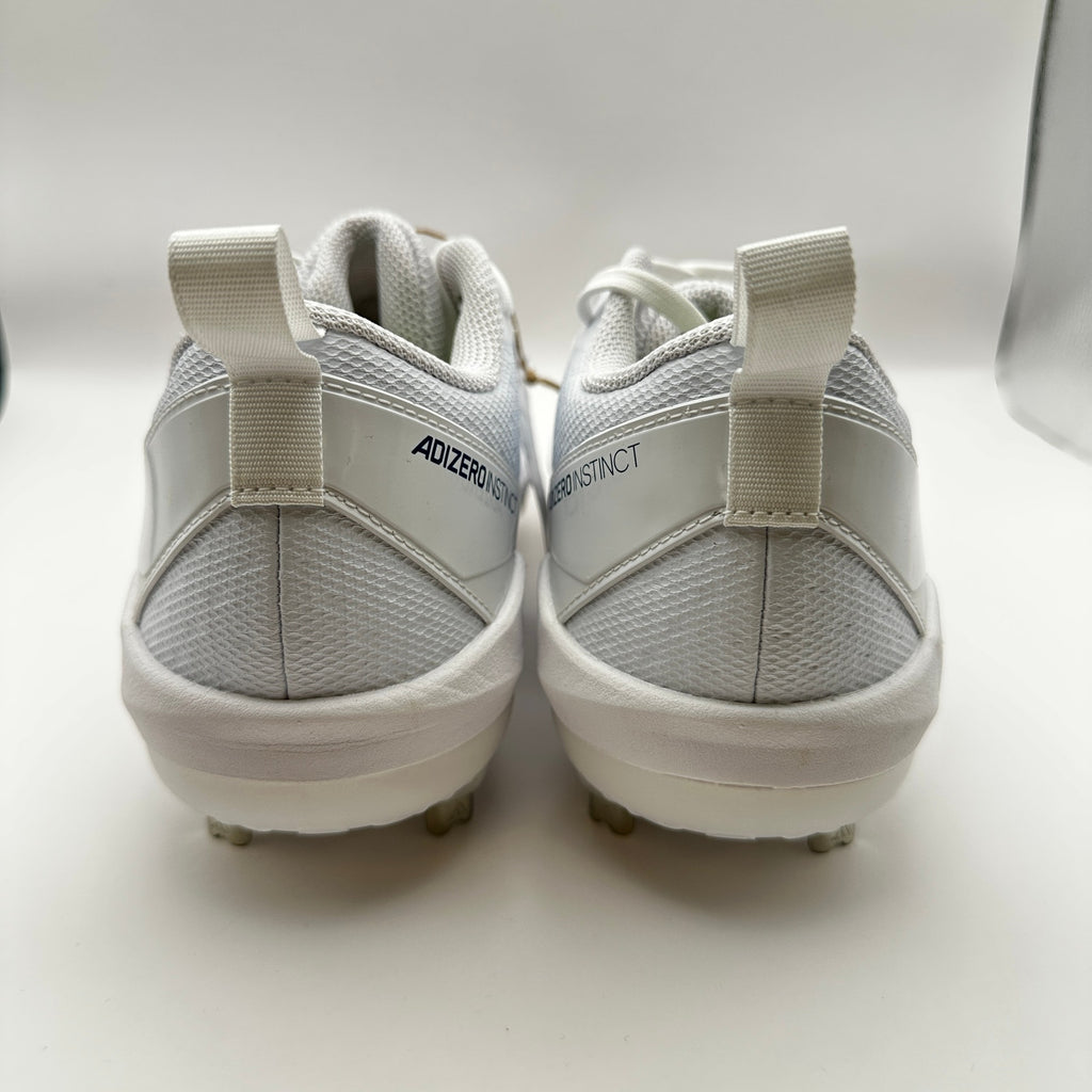 Adidas Womens sz 8.5 Softball Shoes Adizero Instinct IH3468 White/Blue