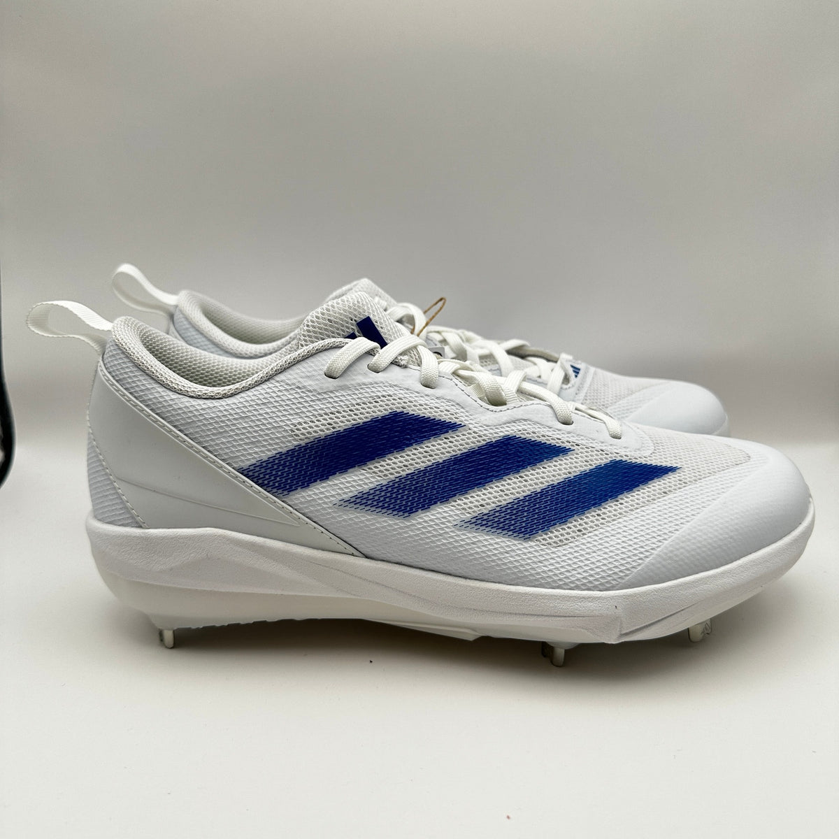 Adidas Womens size 9 Softball Shoes Adizero Instinct IH3471 White Blue