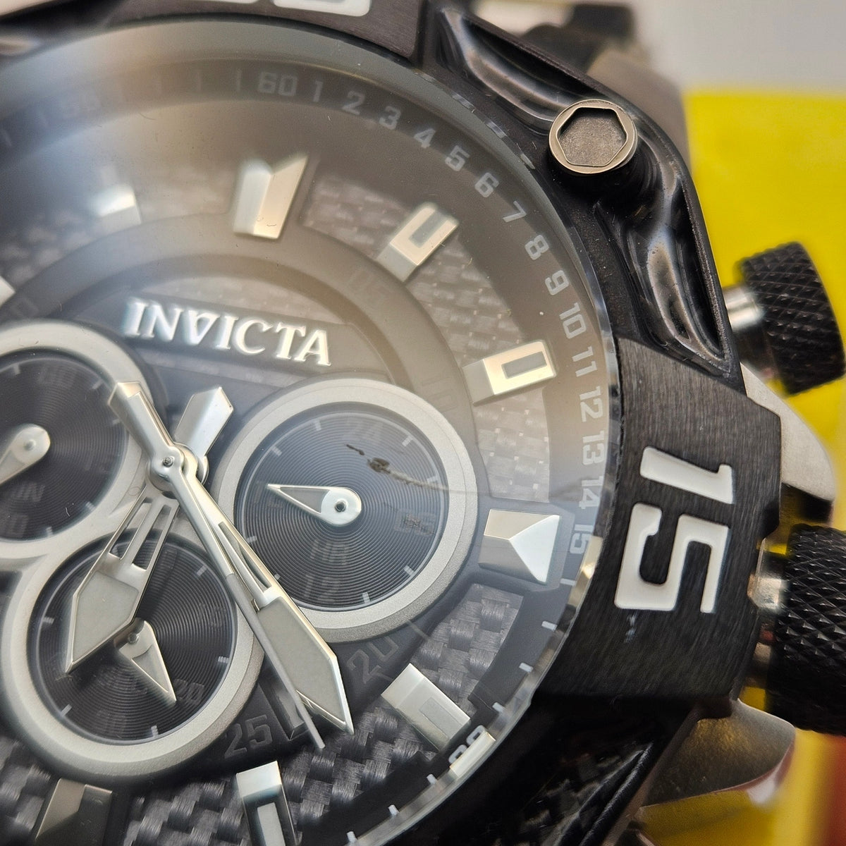 INVICTA 44704 PRO DIVER MEN'S QUARTZ BLACK AND SILVER WATCH NWT
