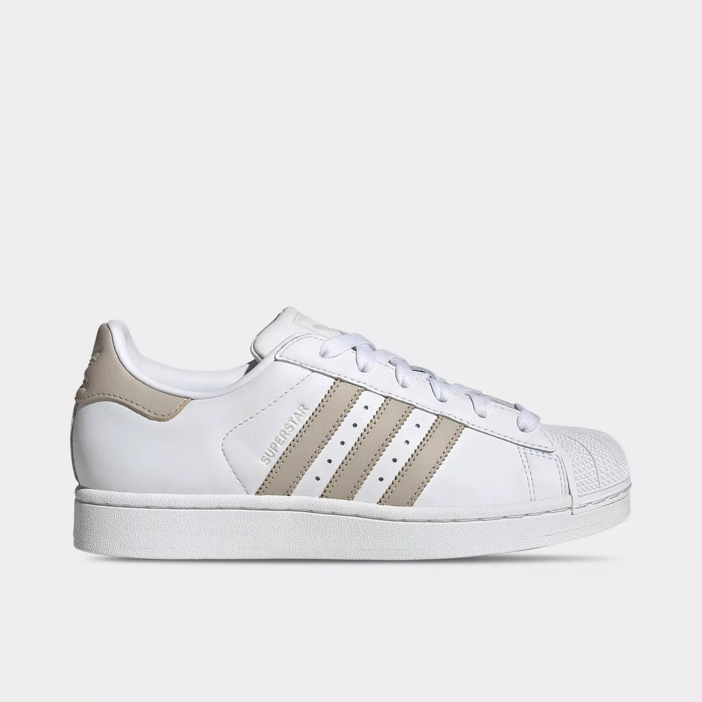 ADIDAS ORIGINALS WOMEN'S 11 SUPERSTAR II WHITE WONDER BEIGE ALUMINA JH7059 NIB