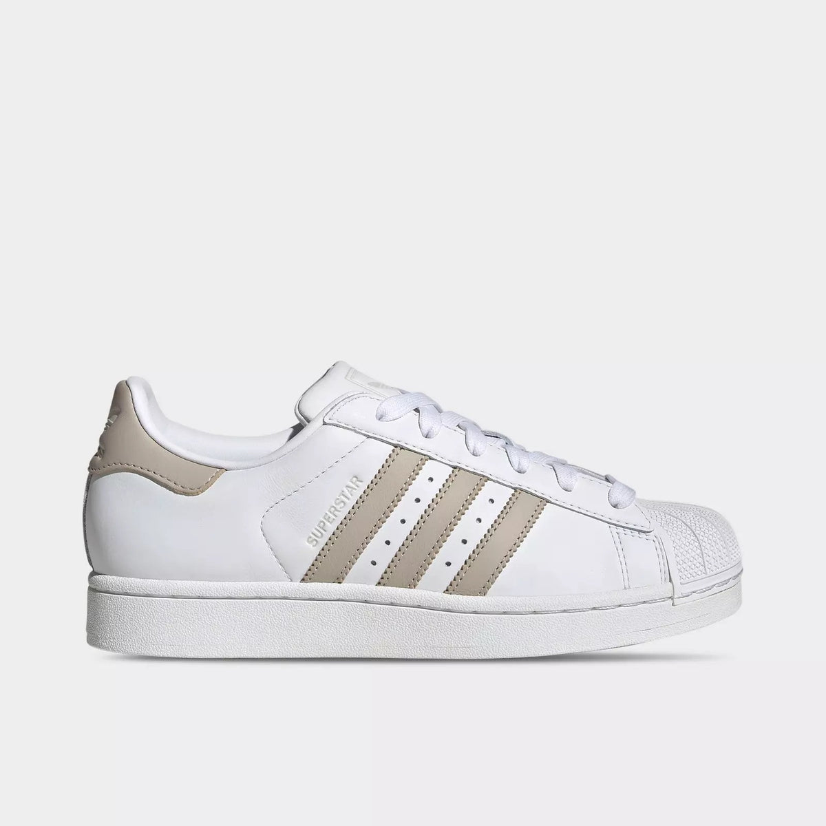 ADIDAS ORIGINALS WOMEN'S 11 SUPERSTAR II WHITE WONDER BEIGE ALUMINA JH7059 NIB