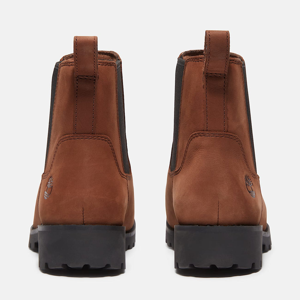 TIMBERLAND WOMEN'S 9 ELLENDALE CHELSEA BOOTS BROWN NIB
