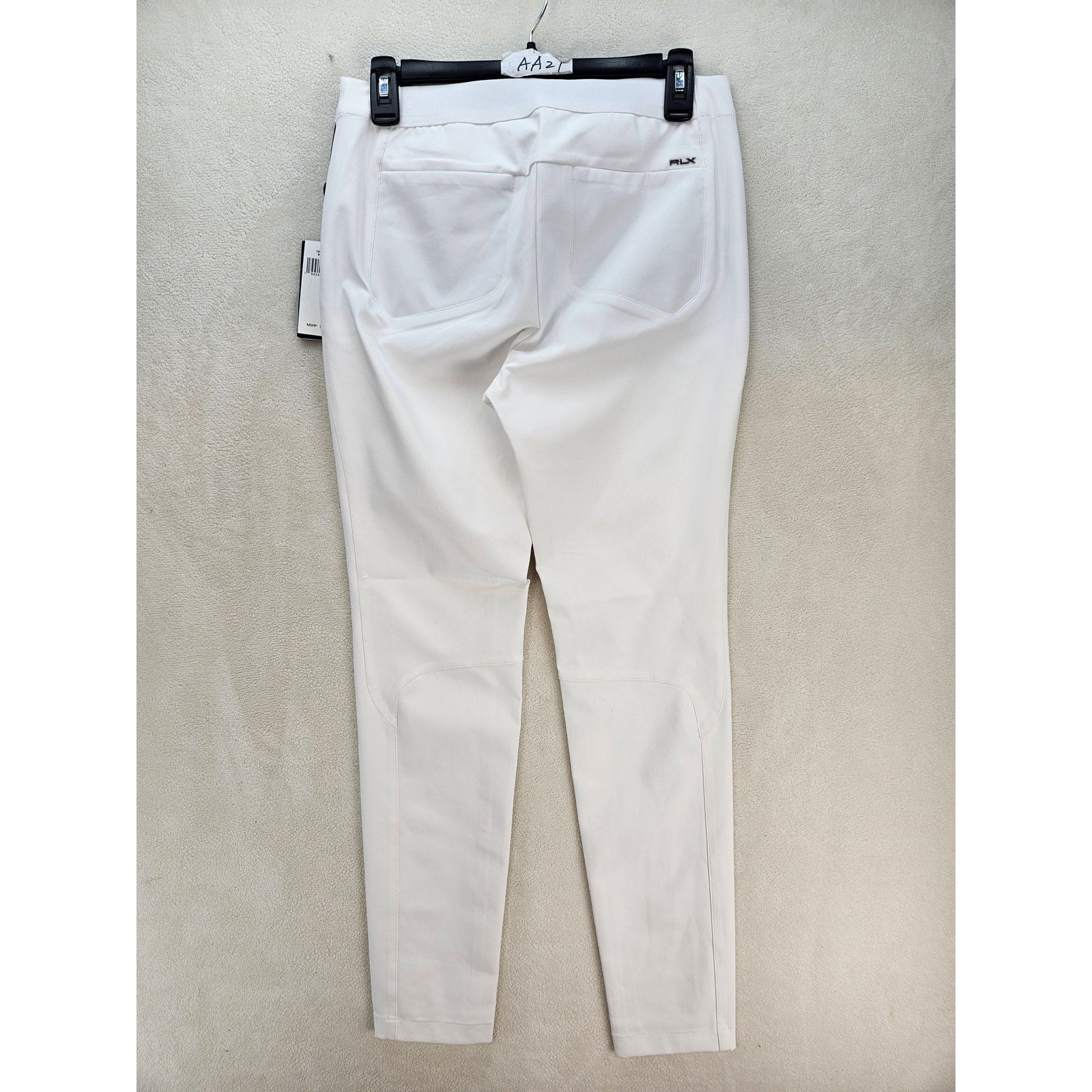 RLX RALPH LAUREN GOLF PANTS WOMEN'S 4 WHITE STRETCH MSRP $168 NWT