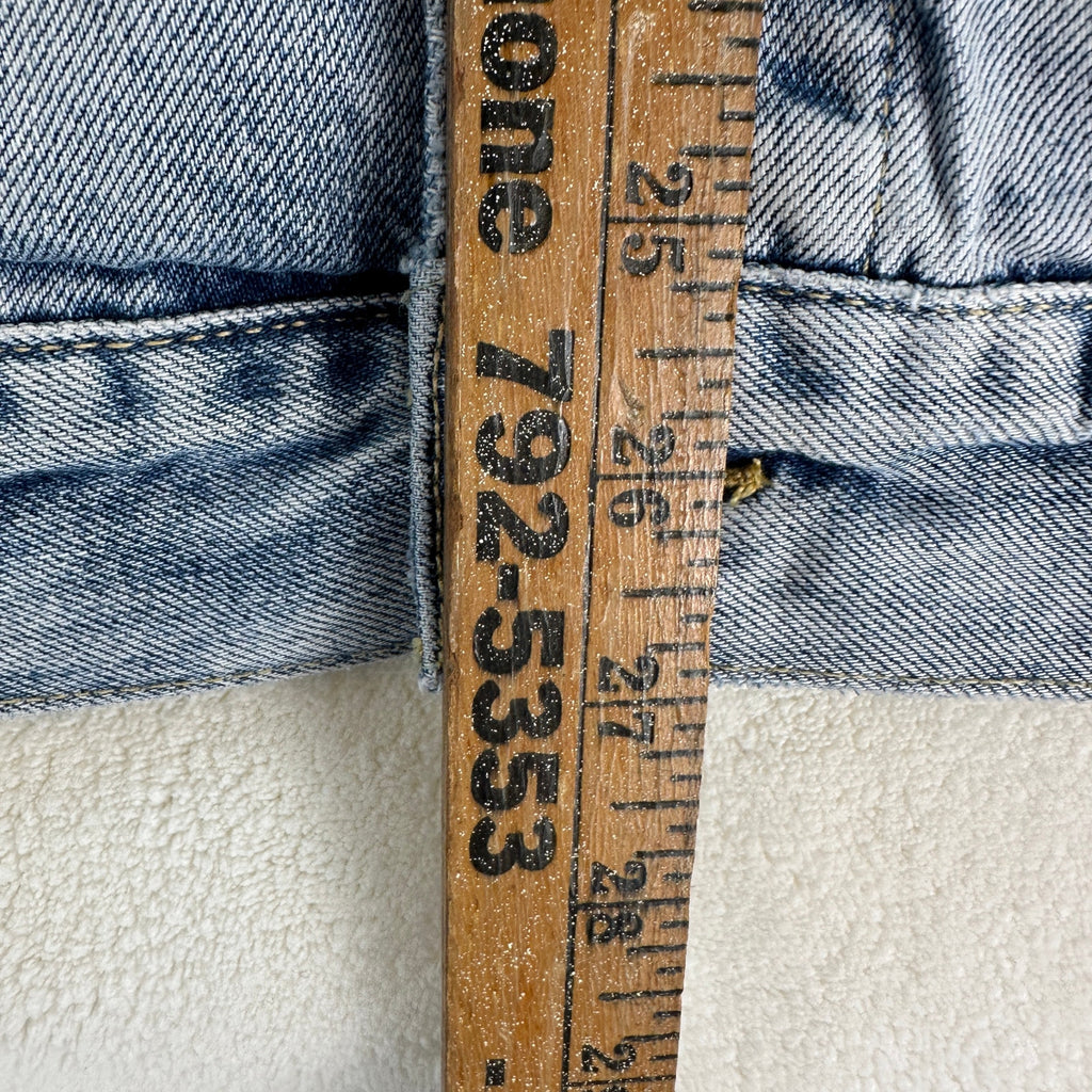 LUCKY BRAND X FENDER 70TH ANNIVERSARY XXLARGE EMBROIDERED GUITAR DENIM JACKET