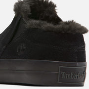 TIMBERLAND WOMEN'S 9 SKYLA BAY 2.0 LOW WARM LINED SNEAK BLACK SUEDE NIB