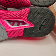 ADIDAS WOMEN'S 9 DROPSET 3 TRAINING SHOES GREY SHOCK PINK JR1674
