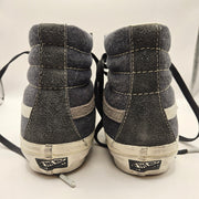 VANS X NOTRE MEN'S 12 SK8 HI REISSUE 38 LX RAVEN GRAY SKATEBOARDING SNEAKER BONE