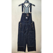 LEVI'S WOMEN'S MEDIUM BAGGY HIGHWATER OVERALLS DARK WASH A60790004