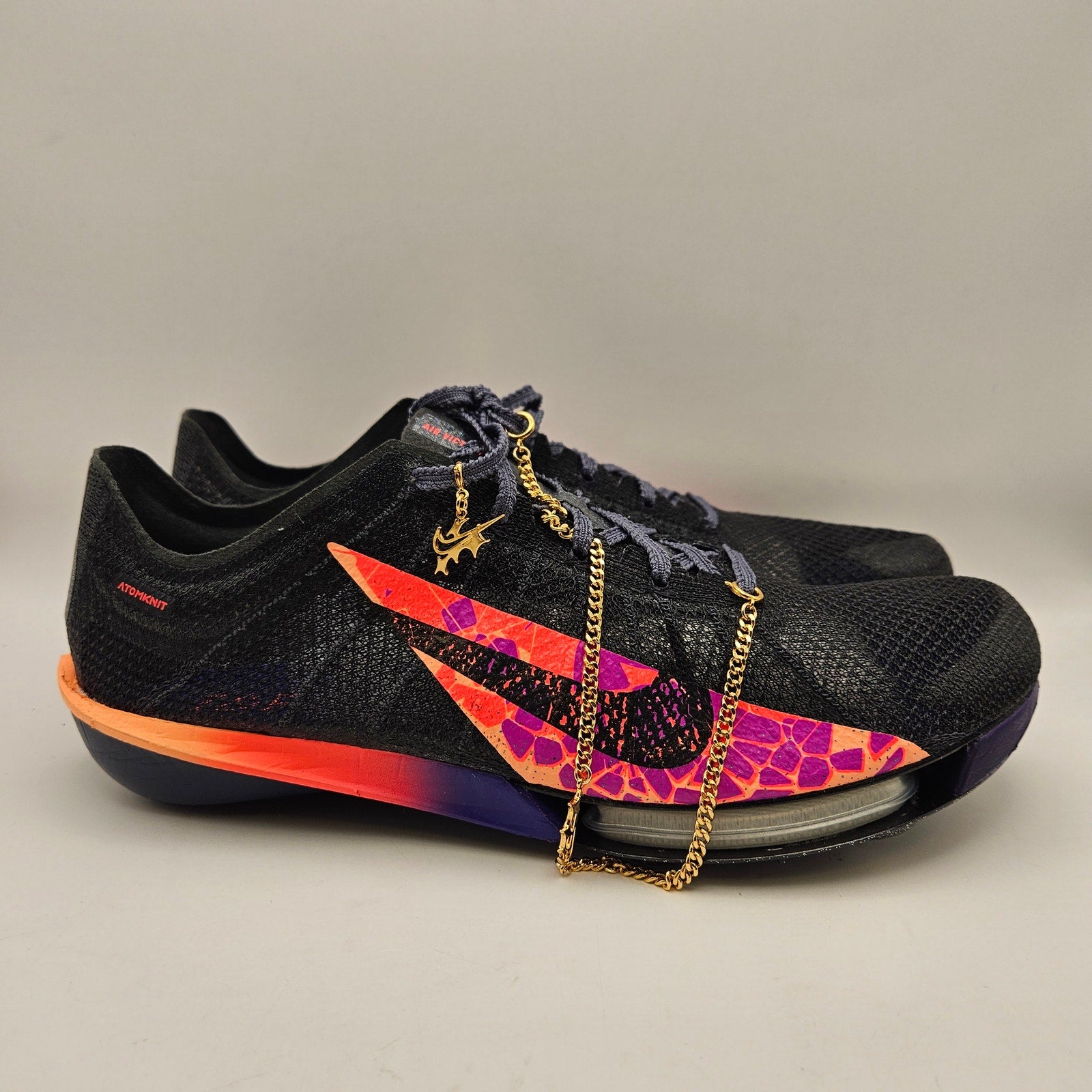 NIKE MEN'S 9 AIR ZOOM VICTORY 2 GLAM TRACK & FIELD SPIKES NWOB NO BAGS