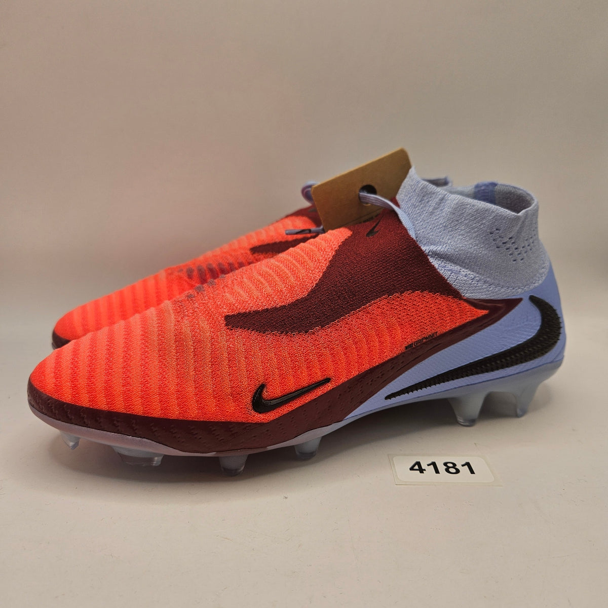 NIKE MEN'S 6 PHANTOM 6 ELITE FG HIGH SCARRY GOOD HJ2147-400 SOCCER CLEATS NWOB