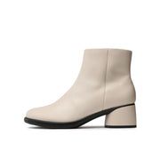 ECCO WOMEN'S 42 LIMESTONE WHITE SCULPTED LX 35 LEATHER MID BOOT NIB 22241301378