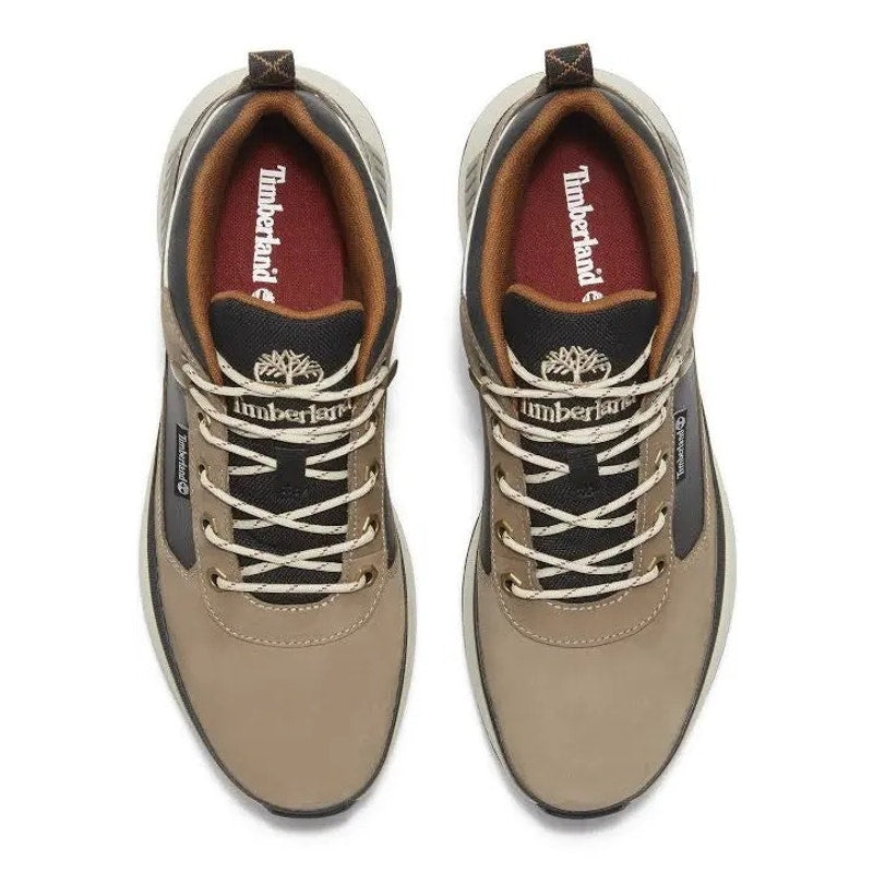 TIMBERLAND MEN'S 13 FIELD TREKKER SNEAKER LOW LACED DARK BROWN NUBUCK NIB