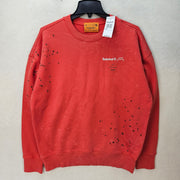 TIMBERLAND MEN'S SMALL A-COLD-WALL FUTURE PULLOVER SWEATSHIRT CORAL RED $300