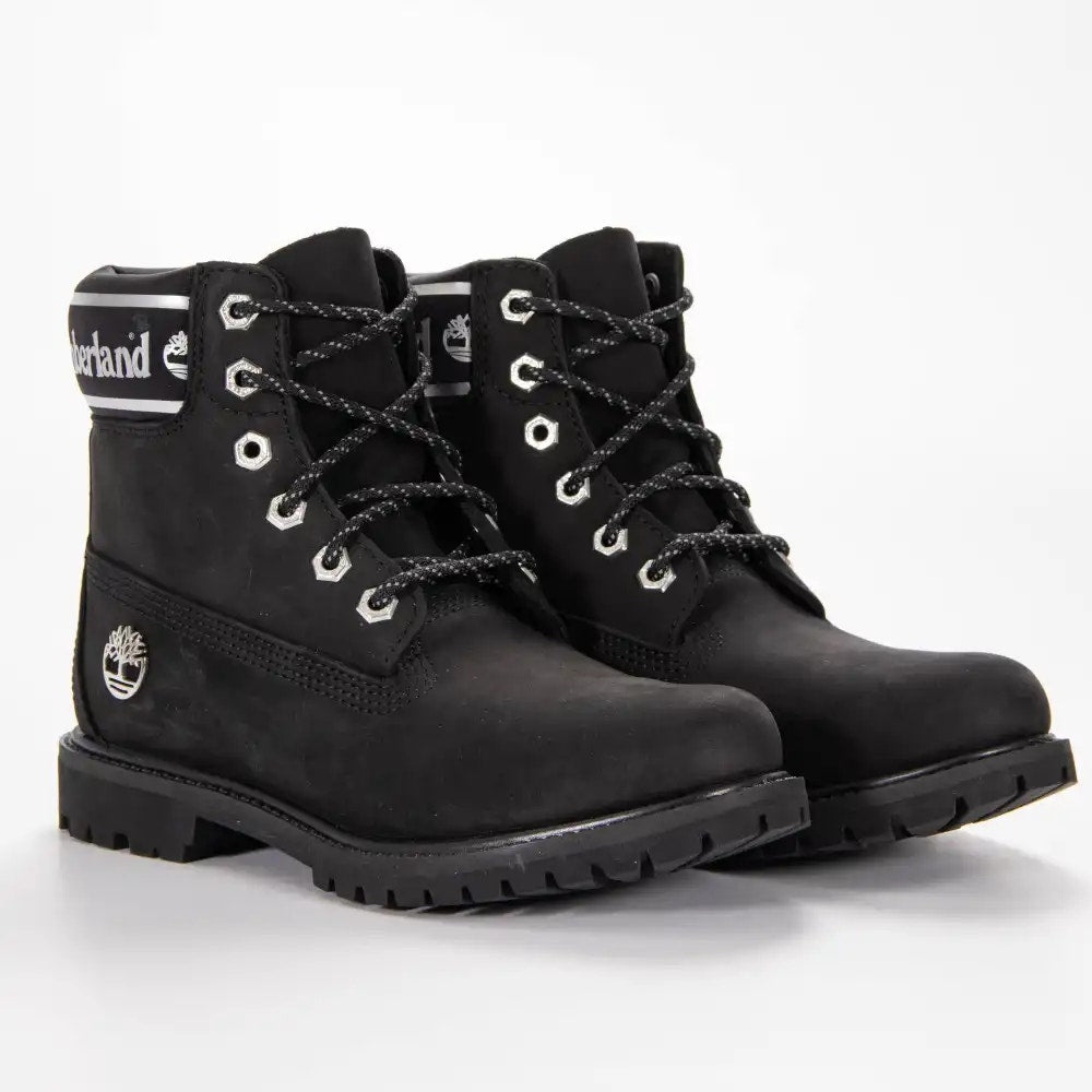 TIMBERLAND WOMEN'S 9.5 PREMIUM 6 INCH BOOTS WATERPROOF BLACK NUBUCK RAIDERS NIB
