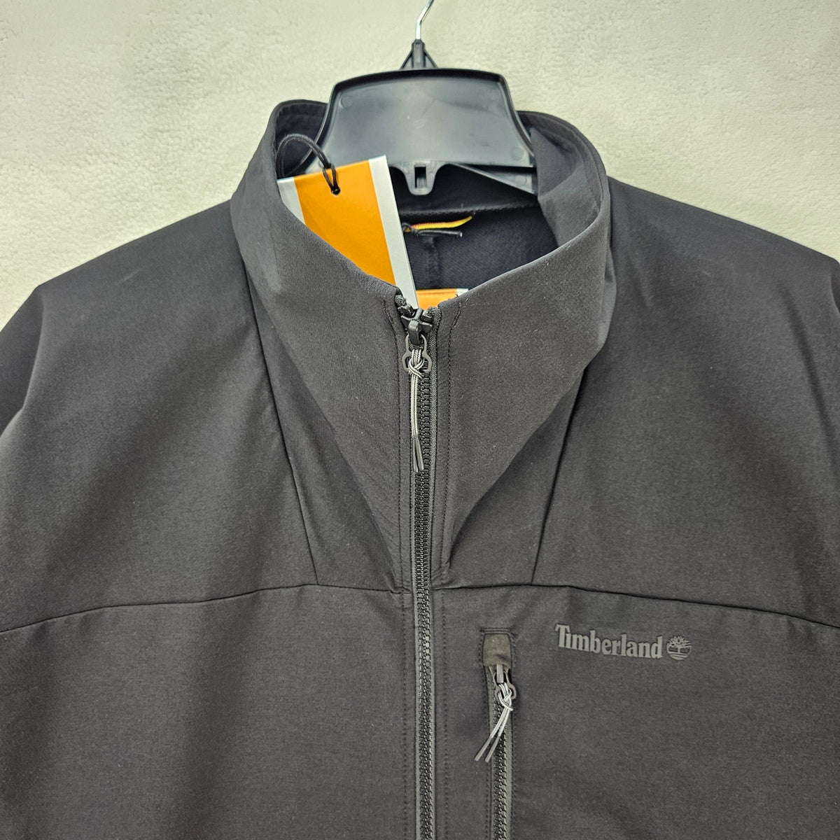 TIMBERLAND MEN'S XXL SOFTSHELL FULL ZIP JACKET BLACK WATER RESISTANT OUTDOOR NWT