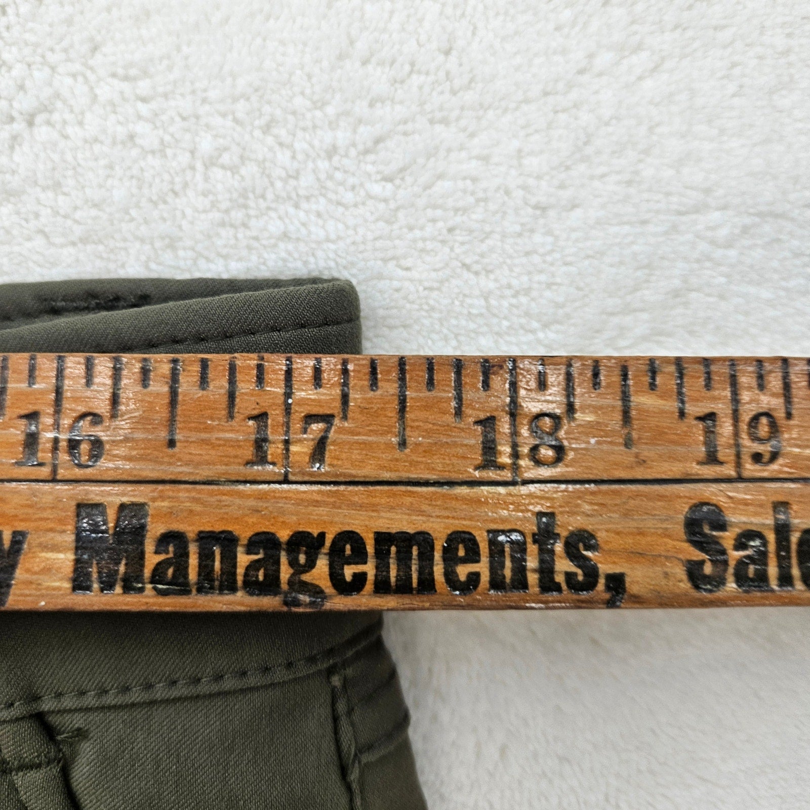 WEATHERPROOF MEN'S 32X34 FLEX UTILITY OLIVE GREEN STRAIGHT LEG PANTS NWT