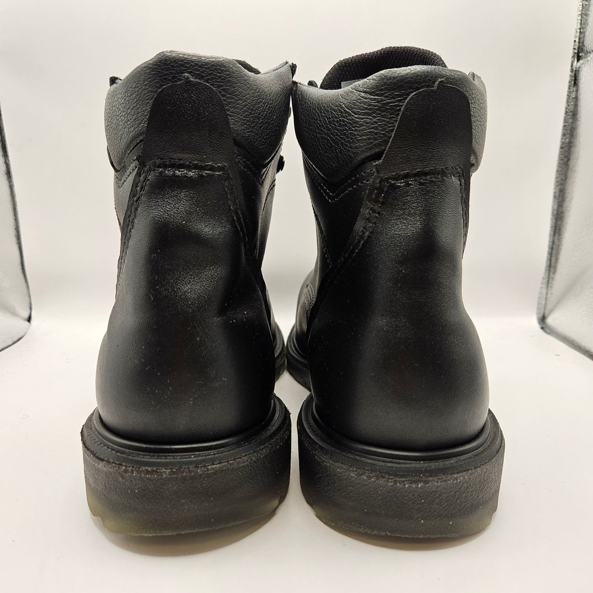 RED WING MEN'S 9 EE WIDE BLACK 3507 SUPERSOLE BOOTS STEEL TOE MADE IN USA SAFETY