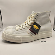 CONVERSE MEN'S 10 FIRST STRING CHUCK TAYLOR PREMIUM LEATHER WHITE HI A14281