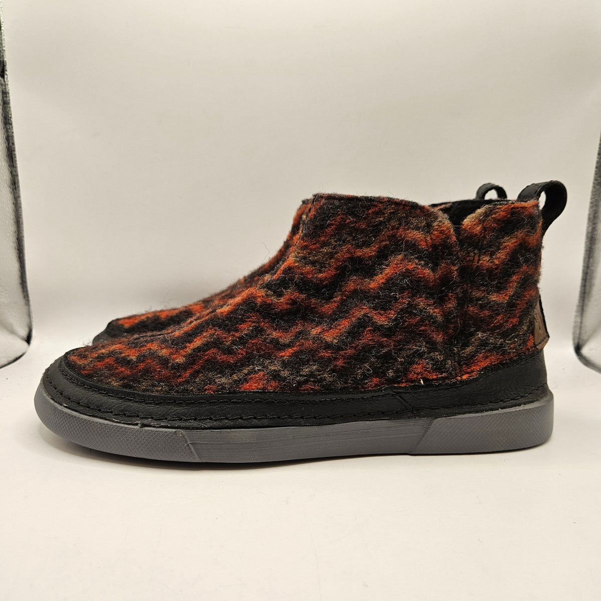 CLARKS MEN'S 10.5 GERALD ANKL BOOT SLIPPERS ORTHOLITE CHELSEA WOOL