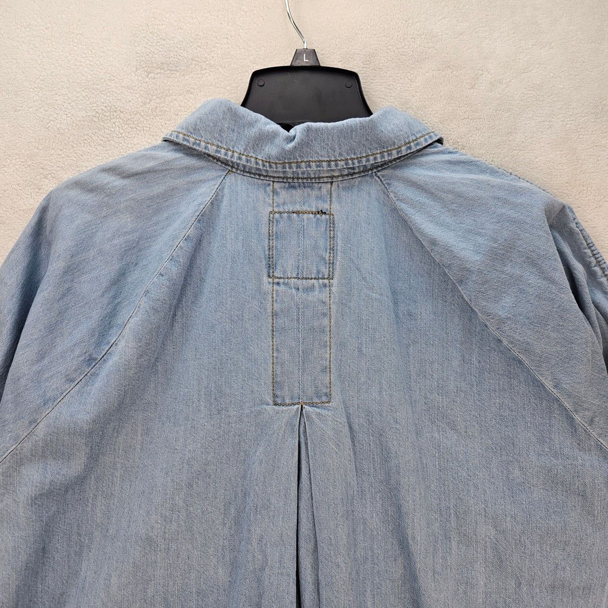 VANS WOMEN'S MEDIUM SKATE MAC DENIM COAT NWT LIGHT STONEWASH
