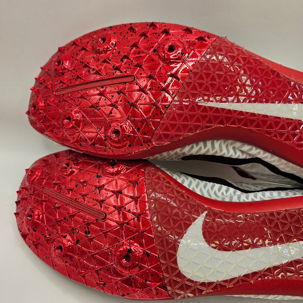 NIKE MEN'S 14 ZOOM MAMBA V BOWERMAN CLUB TRACK SPIKES WHITE RED AV3158-111