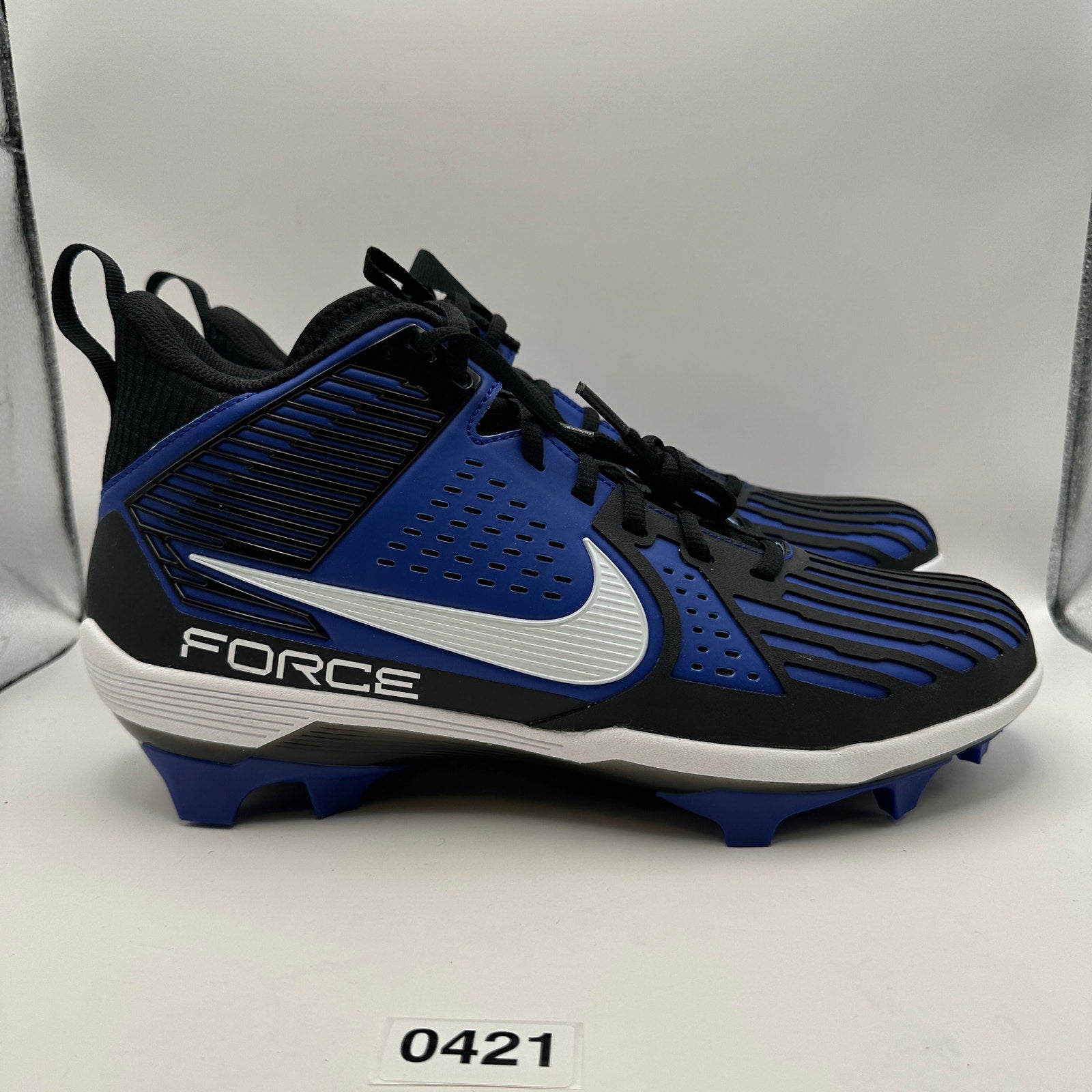 NIKE Men's 12.5 FORCE SAVAGE PRO 3 FOOTBALL CLEATS BLUE BLACK