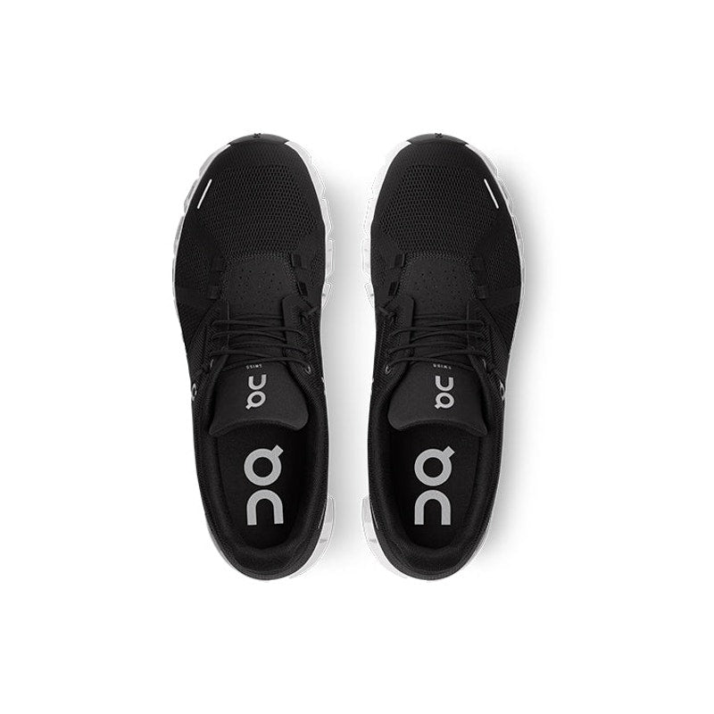ON CLOUD 5 MEN'S 10.5 BLACK WHITE RUNNING SHOES 59.98919 NIB