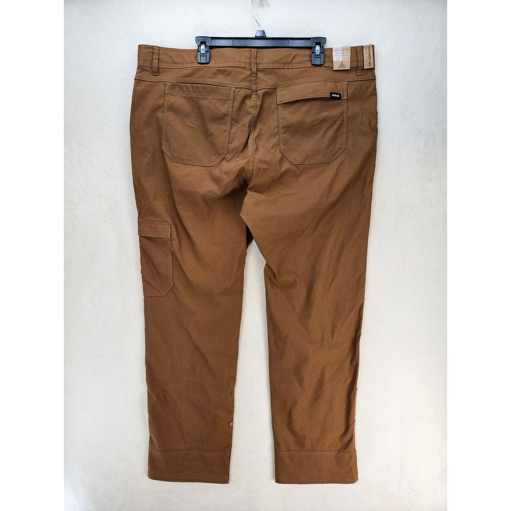 PRANA MEN'S 42X32 STRETCH ZION SLIM PANT II SEIPIA NWT HIKING CARGO OUTDOOR