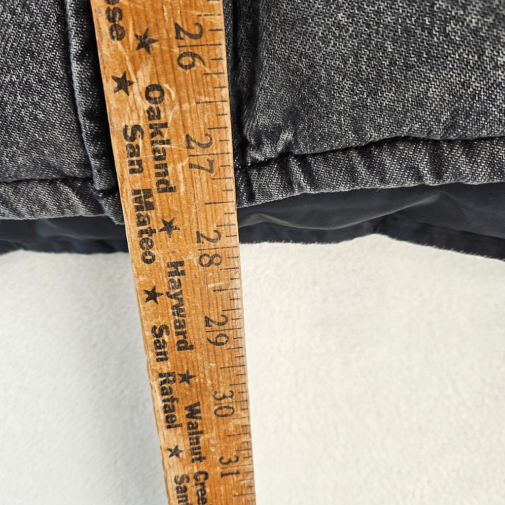 LEVI'S MEN'S XXL WILD WEST DENIM CORDUROY DOWN FILL VEST HAMILTON HEIGHTS BLACK