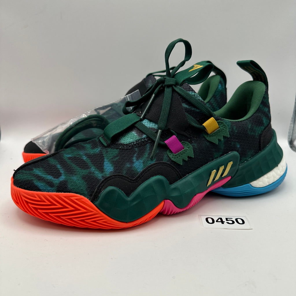 ADIDAS x TRAE YOUNG 1 96 Olympics IG3097 Basketball Shoes Green Orange Blue