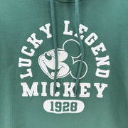 LUCKY BRAND X DISNEY MICKEY N FRIENDS XL GREEN HOODIE UNISEX