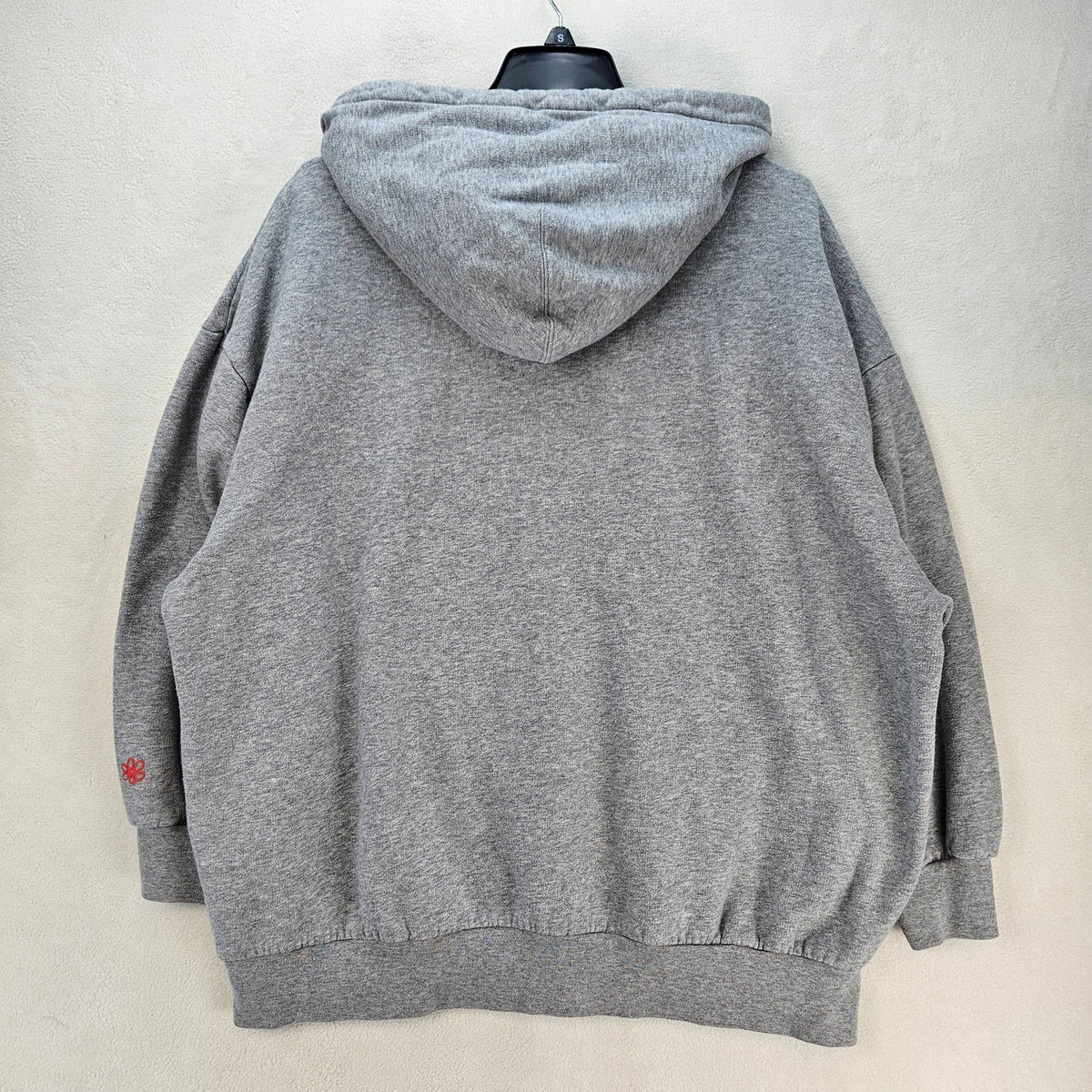 LEVI'S MEDIUM VINTAGE GRAY GRAPHIC PULLOVER HOODIE SMILEY FACE STRAWBERRY
