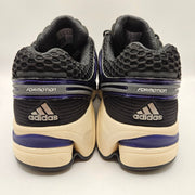 ADIDAS MEN'S 9 ADISTAR CONTROL KI6680 BLACK METALLIC PURPLE LOW TOP BREATHABLE