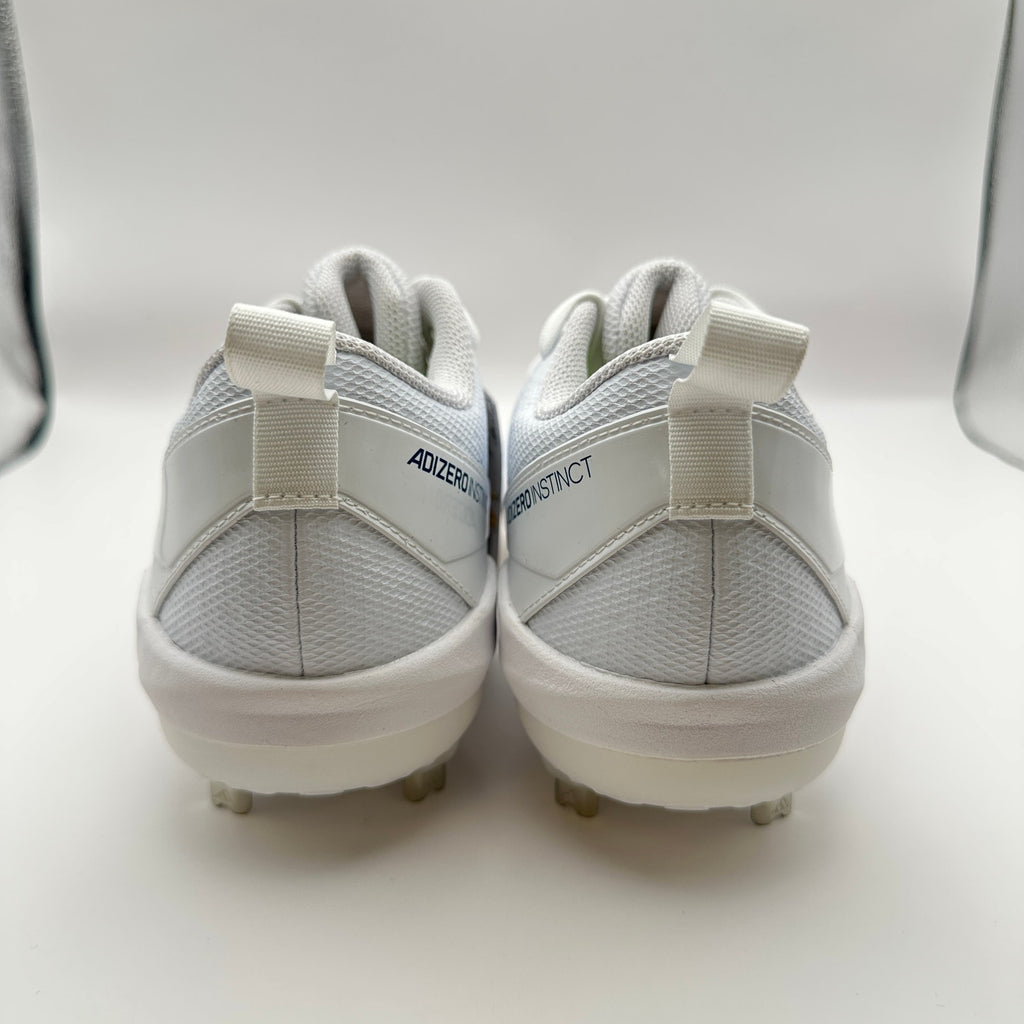 Adidas Womens 7.5 Softball Shoes Adizero Instinct IH3468 White/Blue