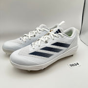 Adidas Womens size 9 Softball Shoes Adizero Instinct IH3468 White/Blue