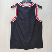 ADIDAS MEN'S SMALL ORIGINALS TREFOIL BLACK TANK SIDELINE JERSAEY KG2847 THICK