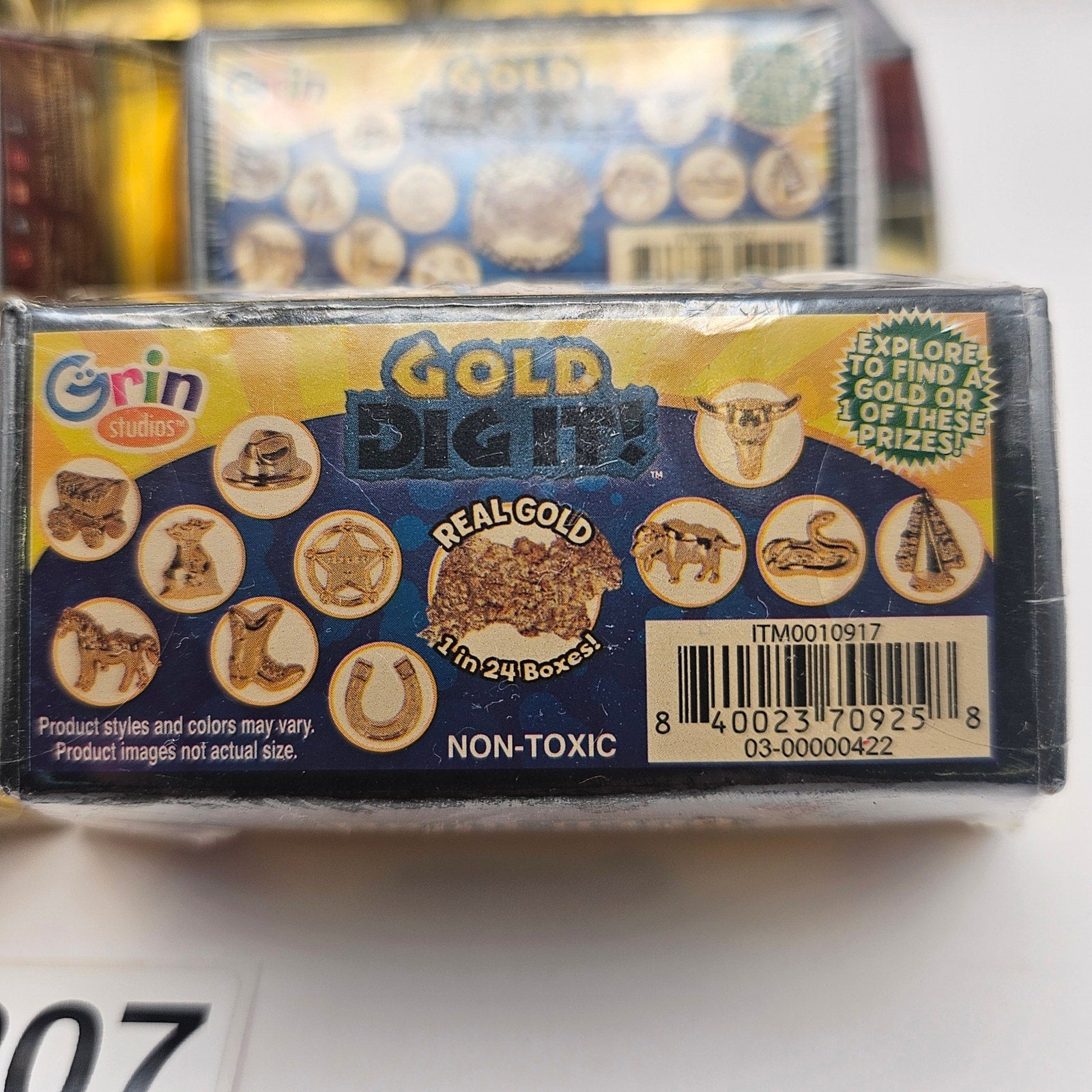 14 x LOT - GOLD DIG IT! GOLD RUSH GRIN STUDIO REAL GOLD