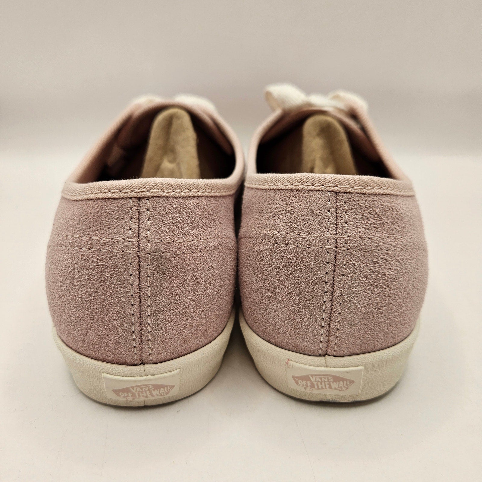 VANS WOMEN'S 8.5 AUTHENTIC LX 44 RARE HAIRY SUEDE LIGHT ROSE PINK SKATE NWOB