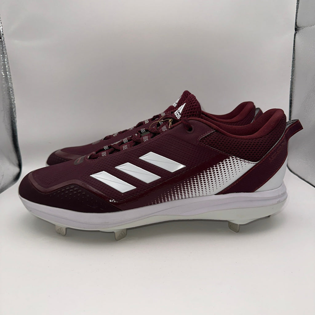Adidas Icon 7 Mens 13.5 Maroon Baseball Metal Cleats FZ1555