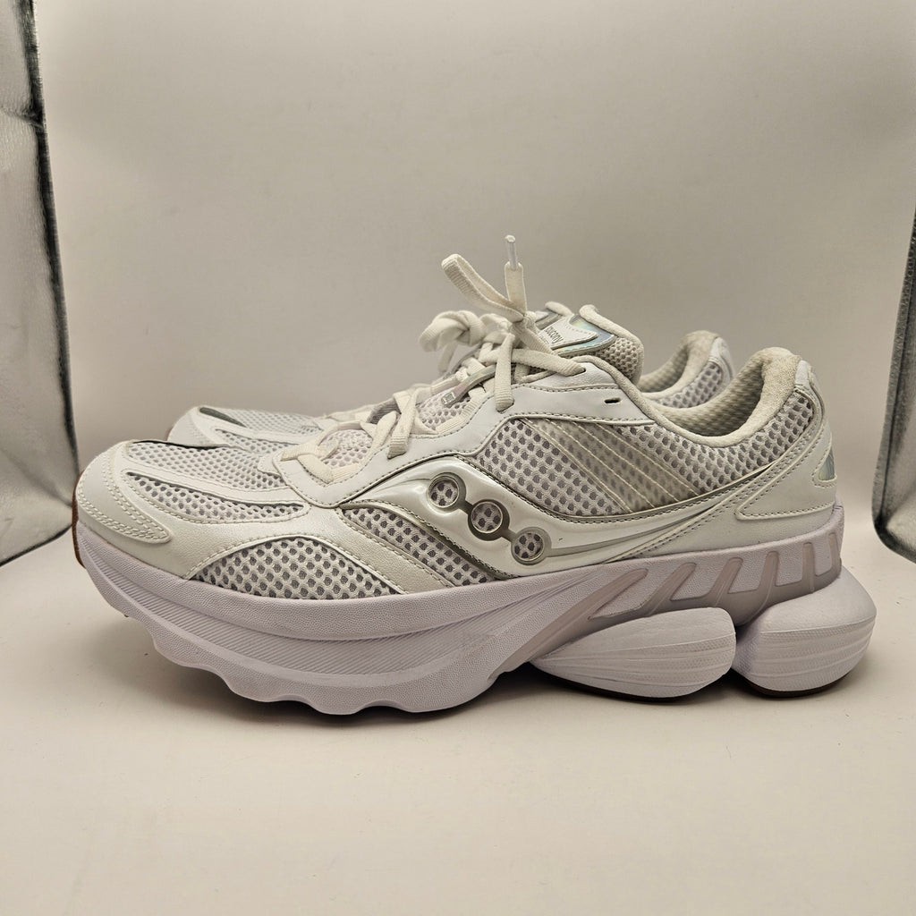 SAUCONY MEN'S 10.5 GRID NXT WHITE RUNNING SNKR S70797-4 NWOB