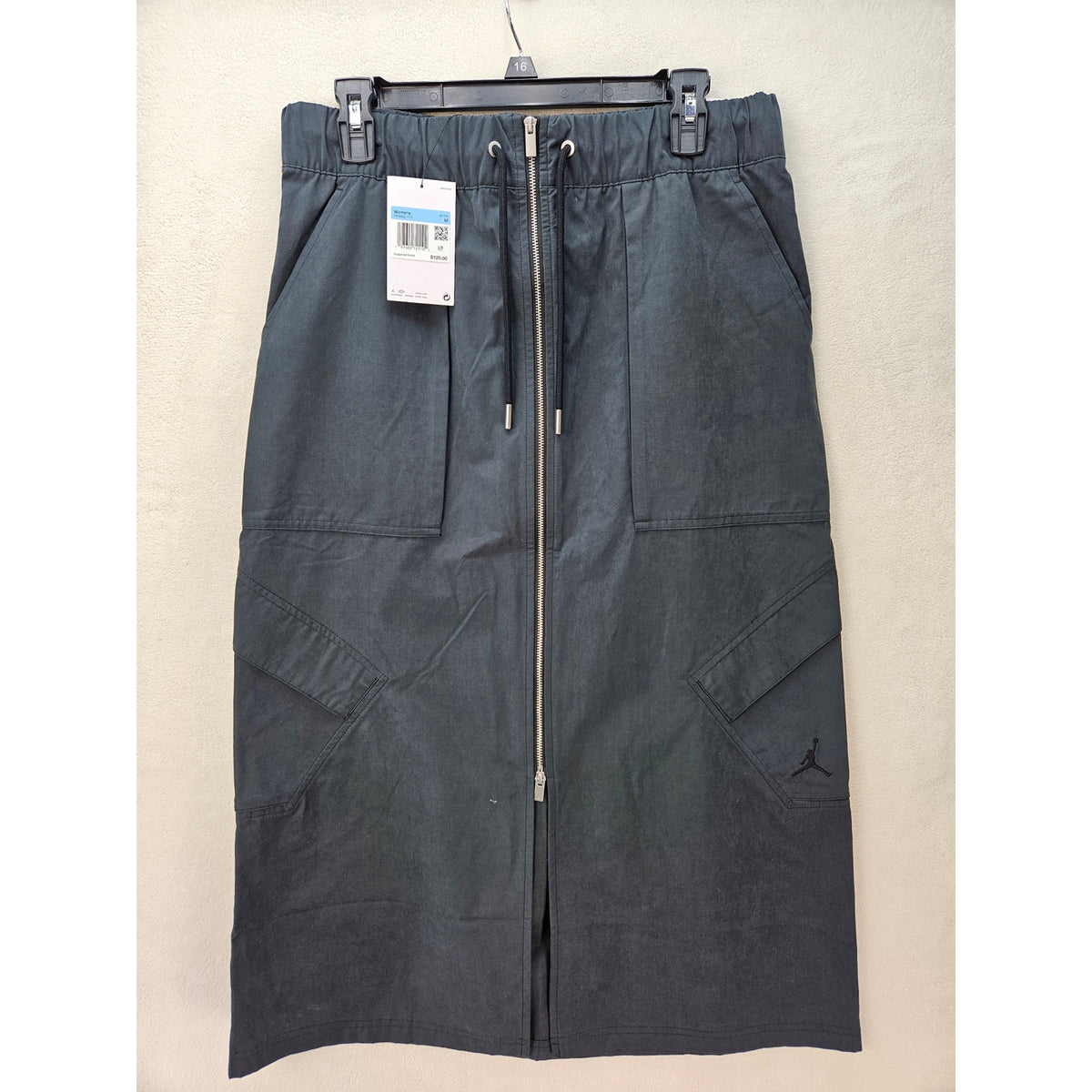 JORDAN WOMEN'S MEDIUM CHICAGO BLACK WASHED CARGO SKIRT HF9462-010 RARE