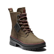 TIMBERLAND WOMEN'S 6 MALYNN EK+ WP MID BOOT OLIVE GREEN NUBUCK NIB