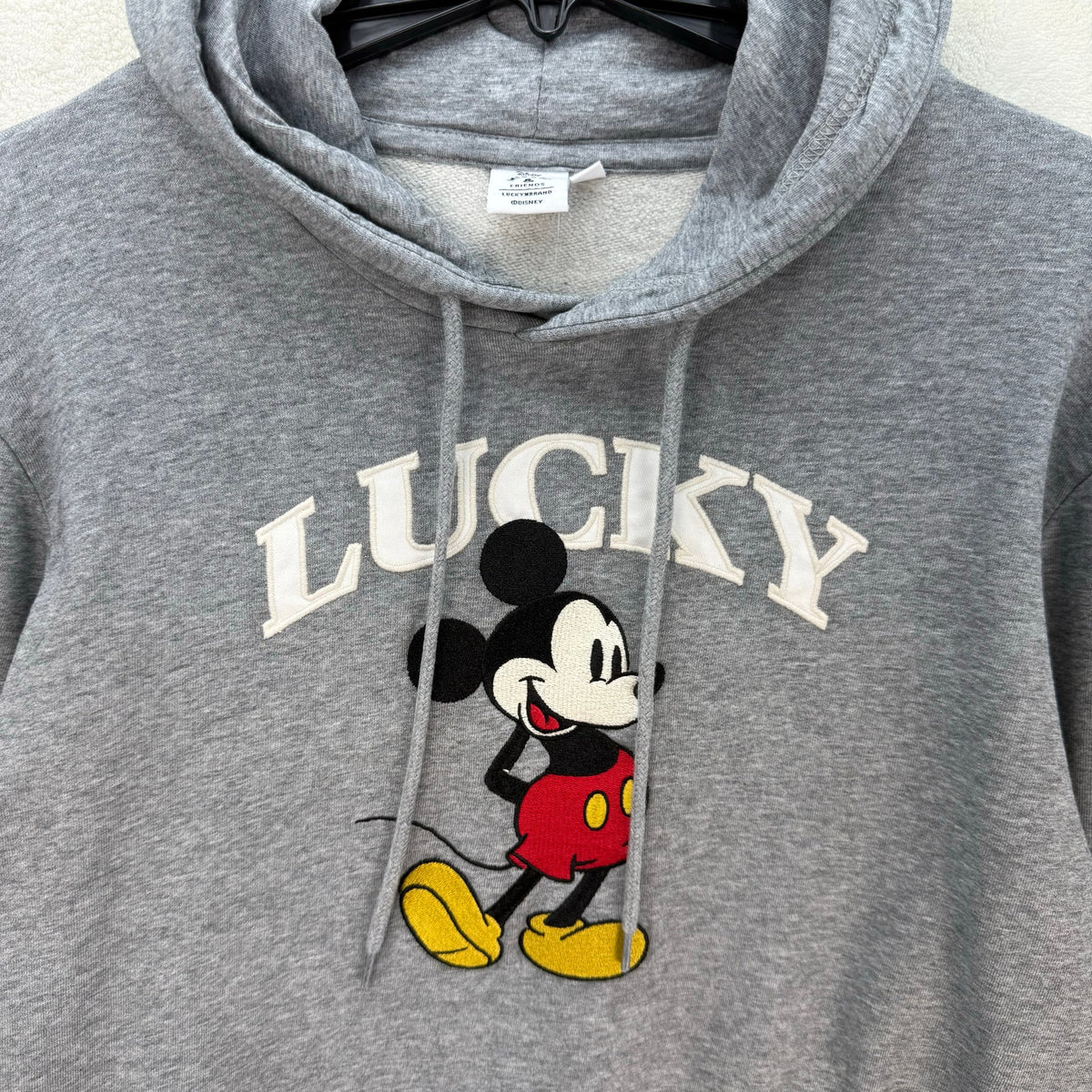 LUCKY BRAND X DISNEY MICKEY N FRIENDS M GRAY HOODIE UNISEX