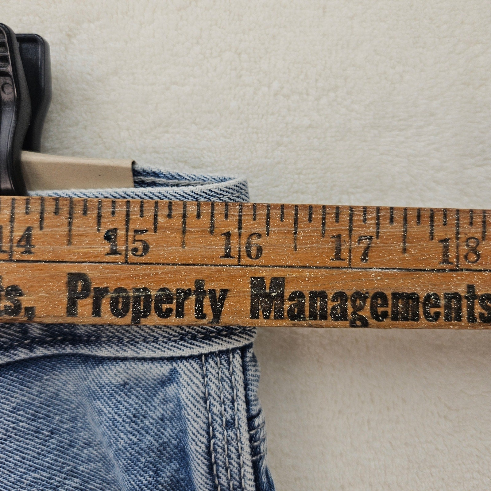 LEVI'S 568 MEN'S 31X32 CARPENTER LIGHT BLUE DENIM JEANS NWT WORKWEAR